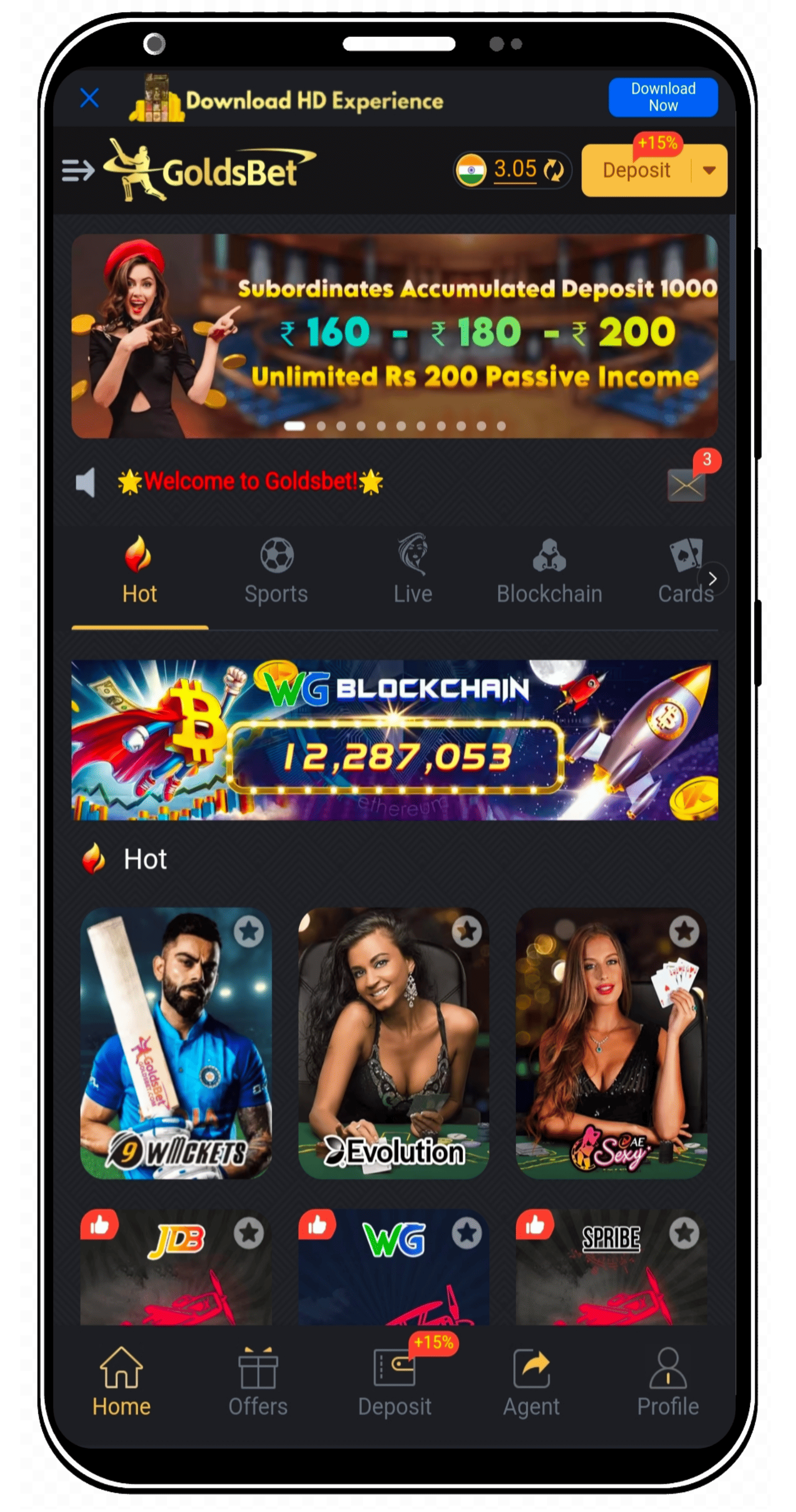 Casino slot game interface